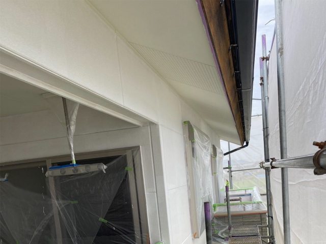 丸亀市のベランダのモルコン施工