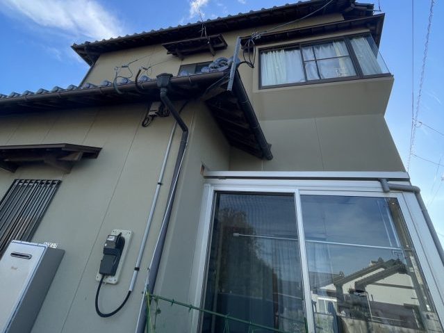 三木町で劣化状態を調査した外壁