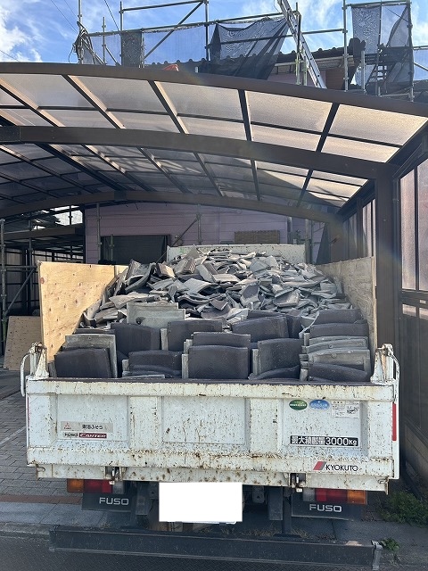 丸亀市 使用済みの瓦は処分