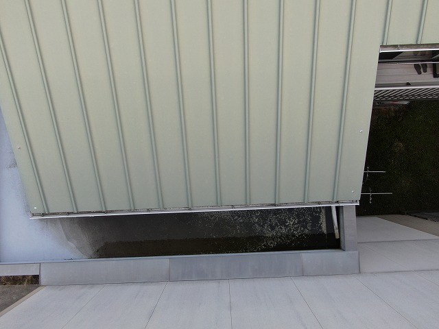 陸屋根防水が詰まっている写真