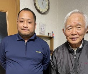 担当営業とお客様写真