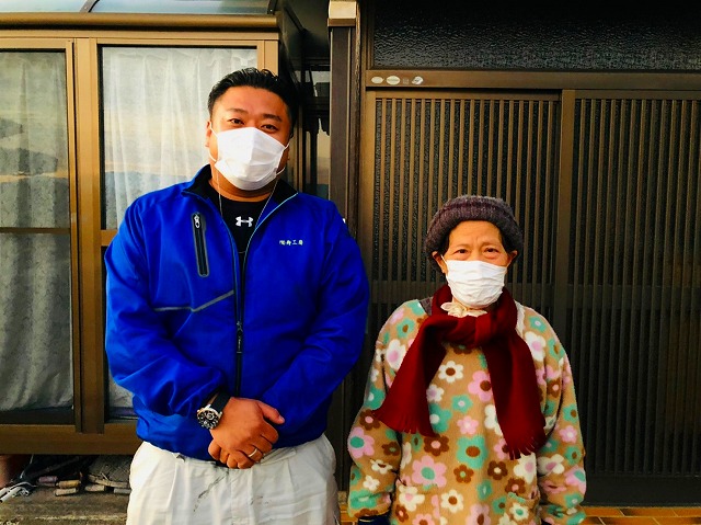 お客様との一枚