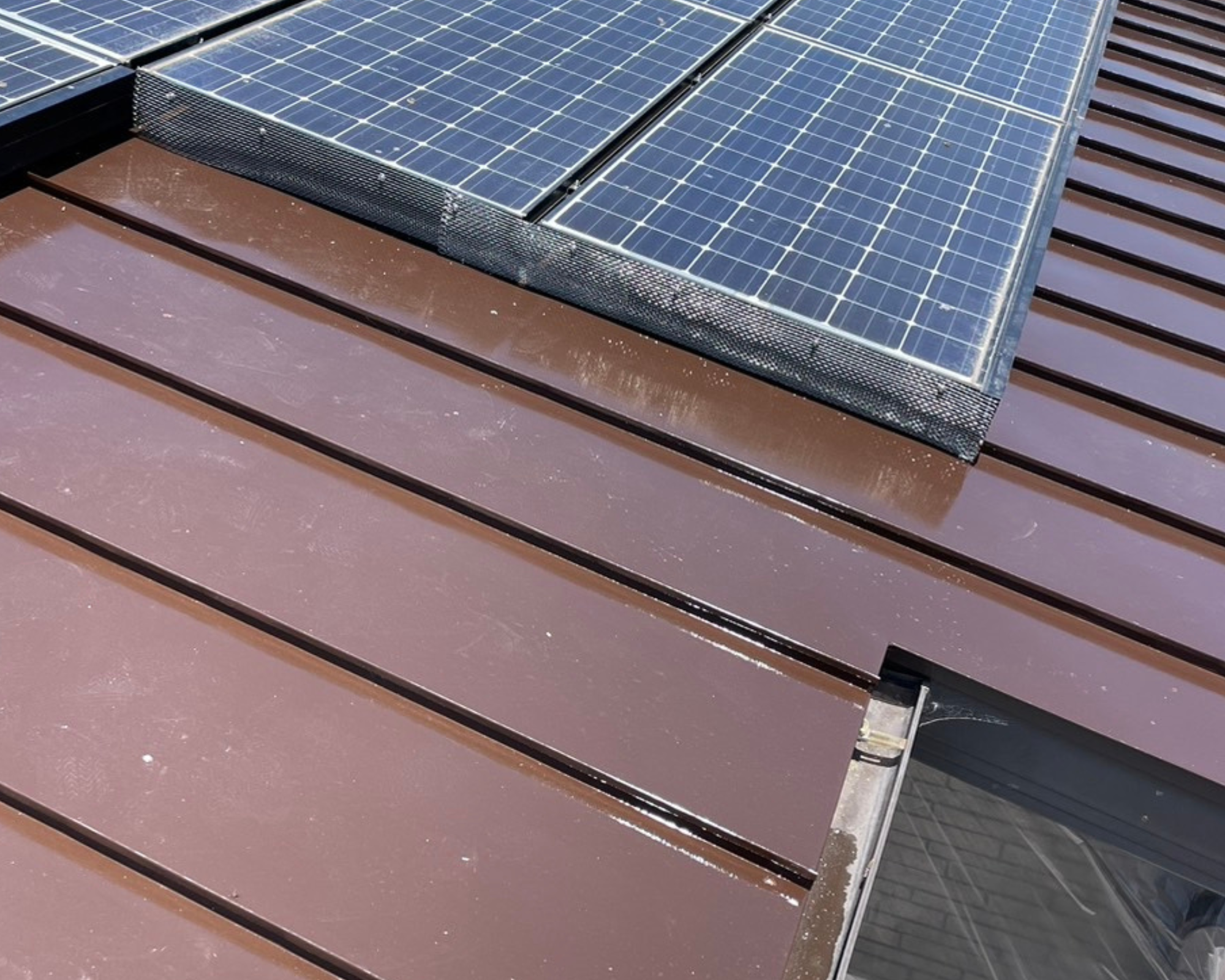 全方位ステンレスメッシュ貼り付け