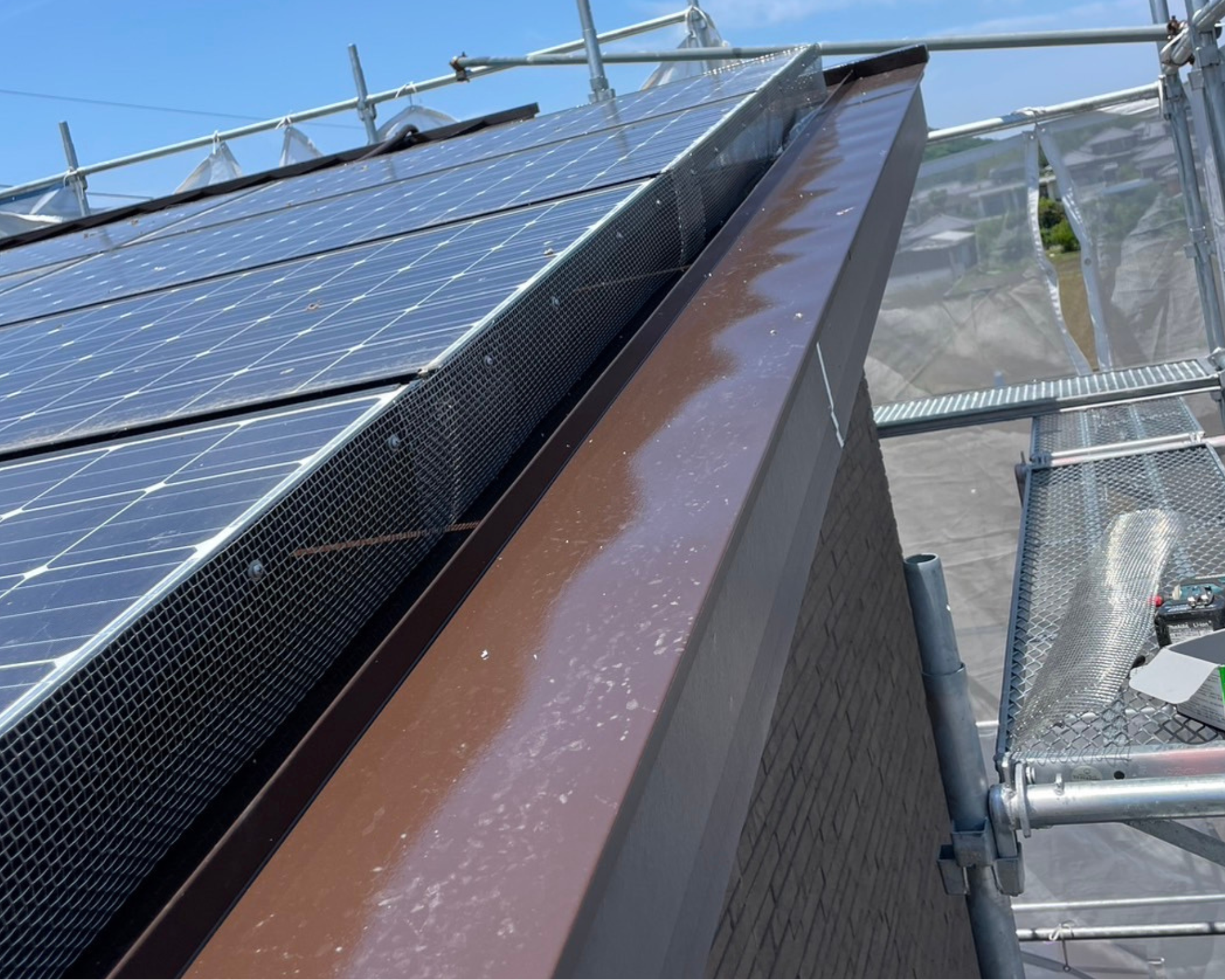 全方位ステンレスメッシュ設置