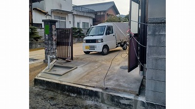 ブロック塀撤去完了