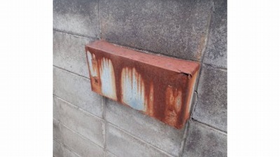 錆びたポスト