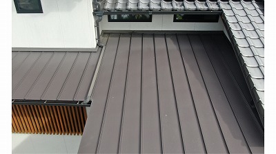 庇屋根板金塗装