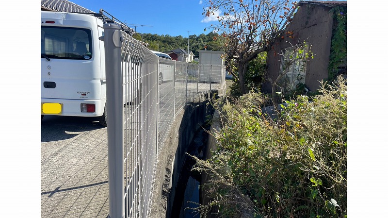 アルミフェンス設置して安心