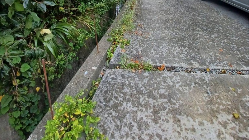 フェンスを取り付ける場所