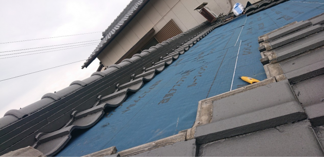 雨漏りを葺き直しで修繕