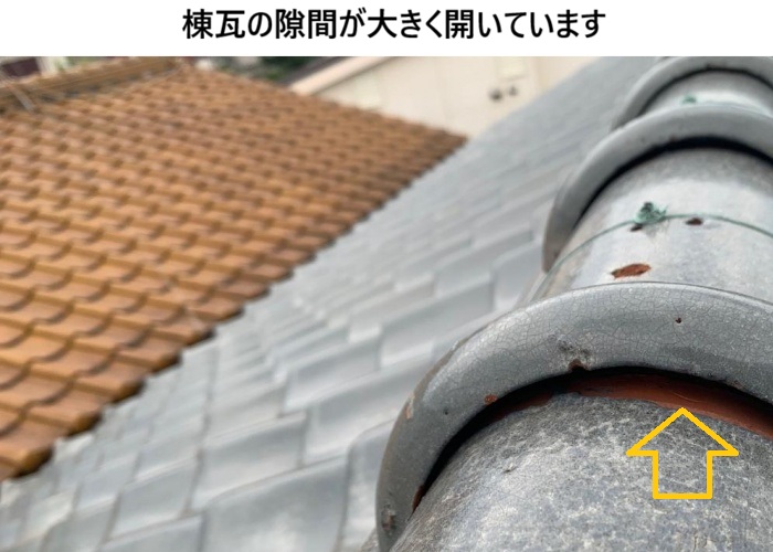 豊中市　釉薬瓦（和瓦）屋根を点検｜経年劣化による注意点とは？
