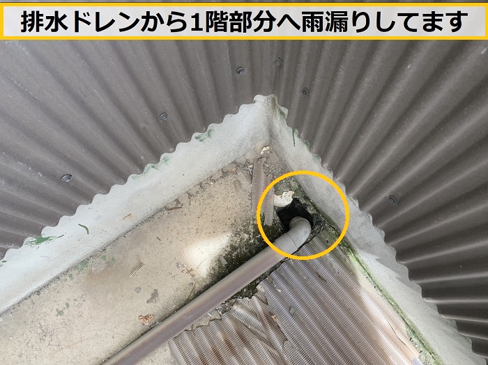 枚方市｜アパートのベランダ屋根と防水補修をご提案！無料診断で劣化を確認