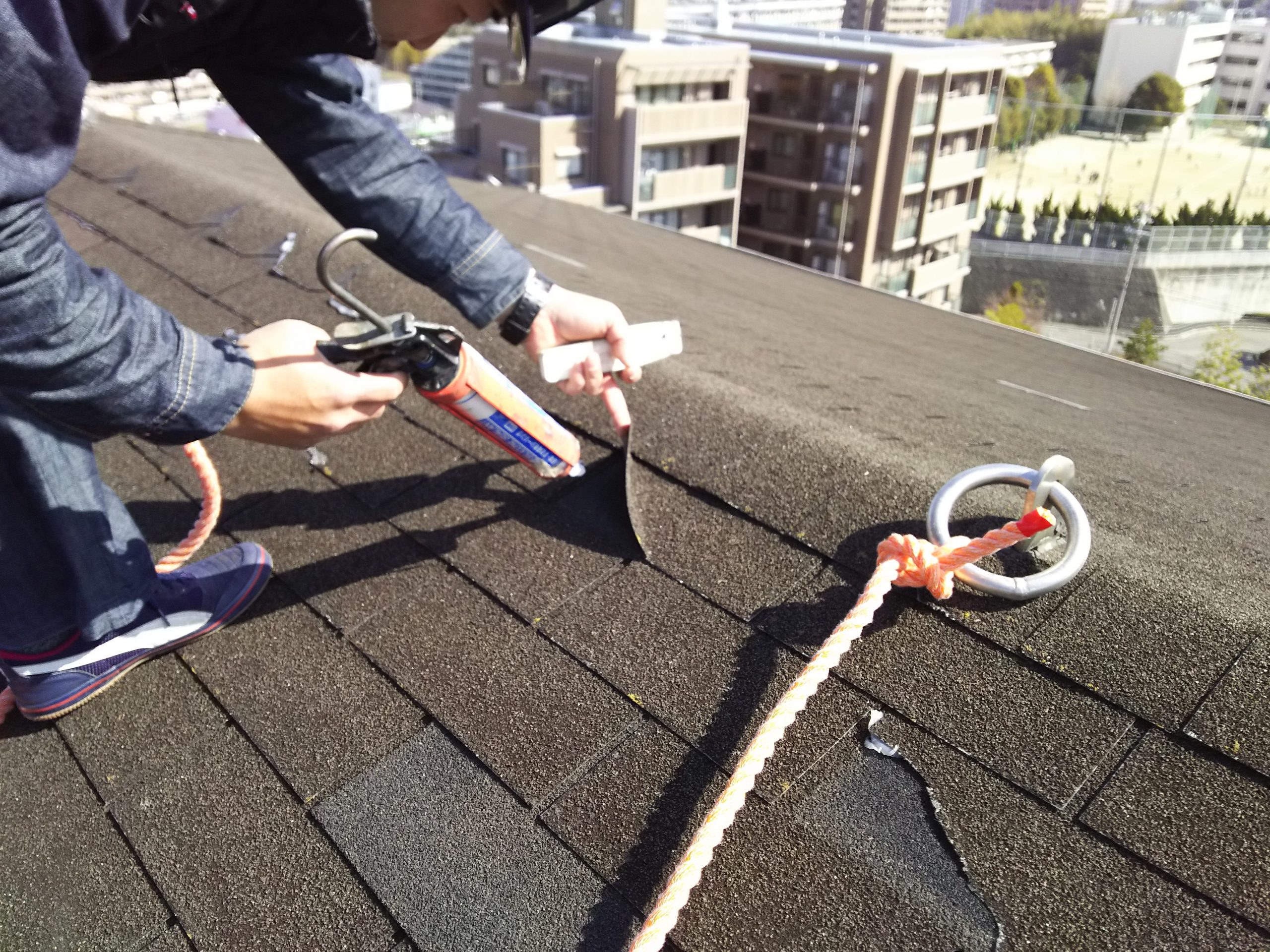 コーキング接着