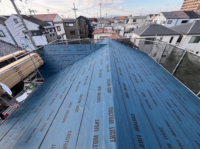 改質アスファルトルーフィング