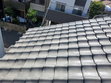 屋根部分葺き替え