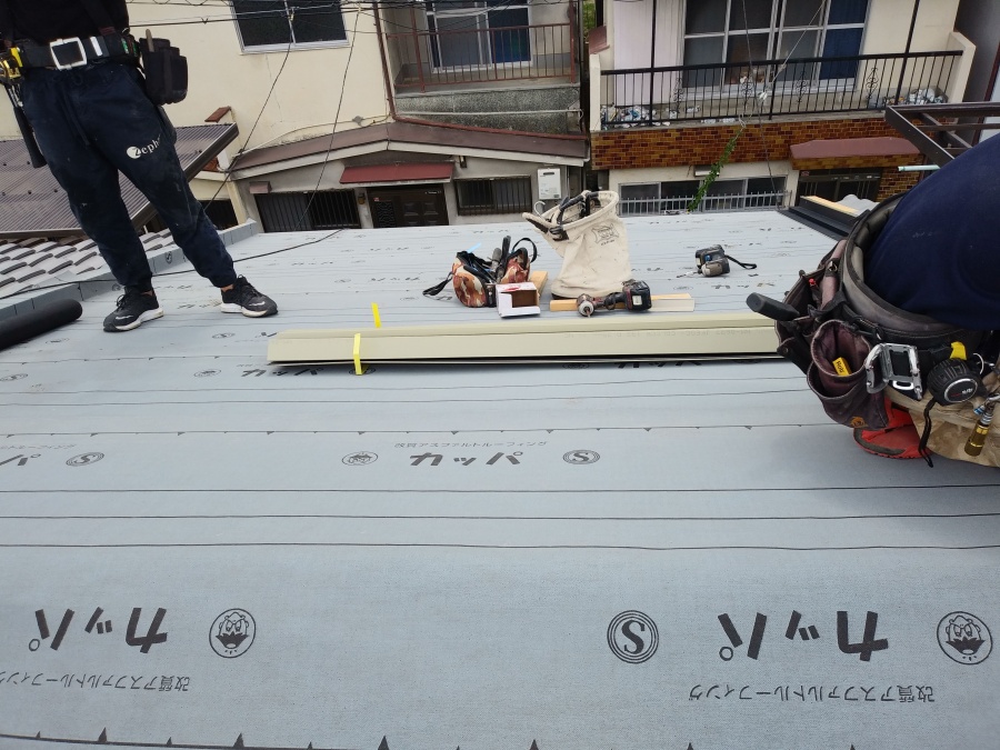 改質アスファルトルーフィング