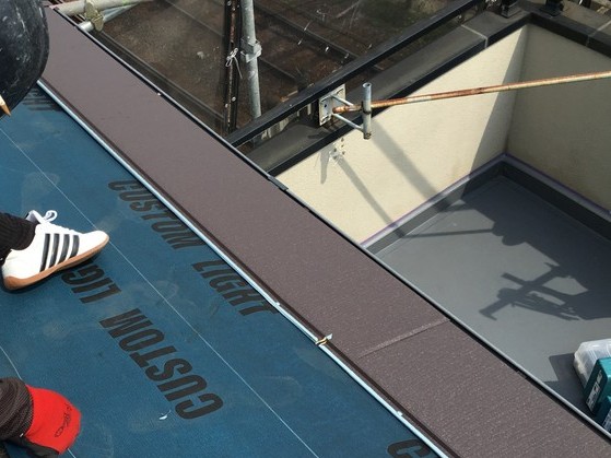 スーパーガルテクト施工