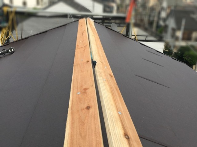 貫板の取り付け