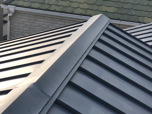 屋根修繕後の棟