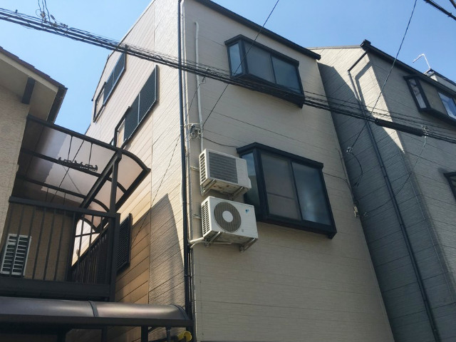 塗装後のサイディング