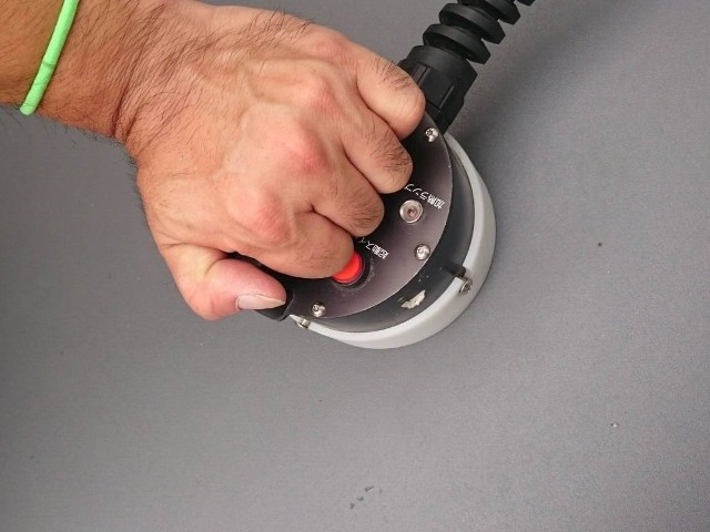 ディスクヒーターで熱融着