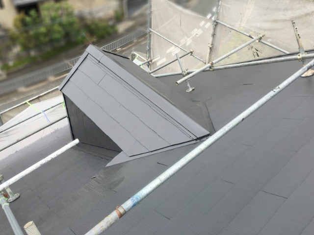 塗装後のカラーベスト屋根