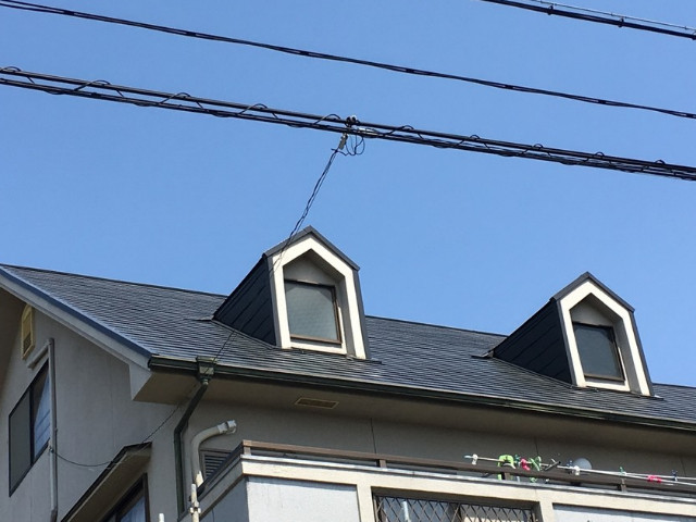 塗装後のカラーベスト屋根