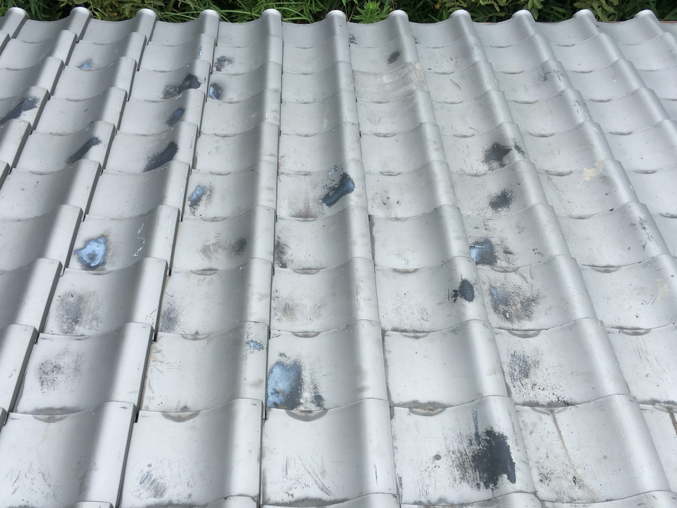 修理後の瓦屋根