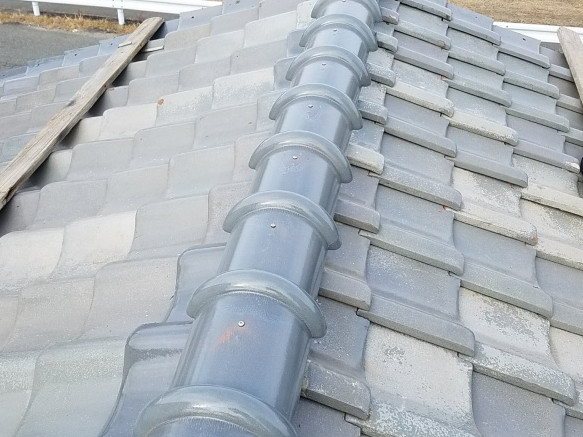 施工したての防災棟