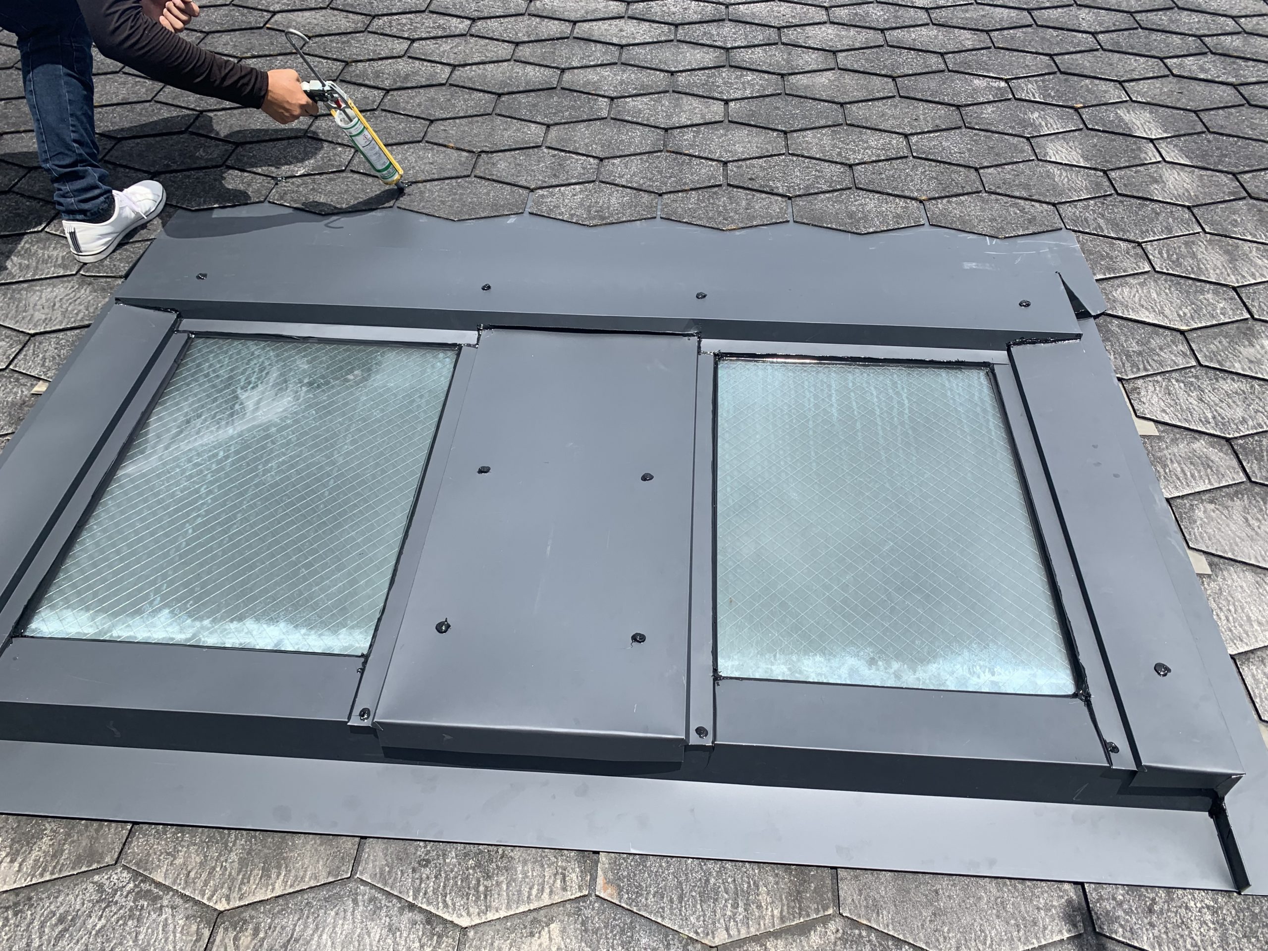 天窓のカバー工事