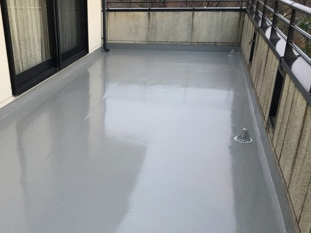 リフォーム後のベランダ