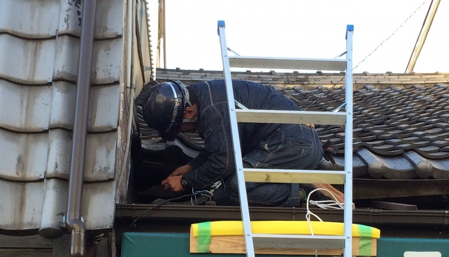 軒の雨漏り点検