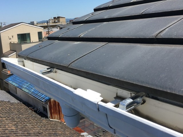 修理後の雨樋