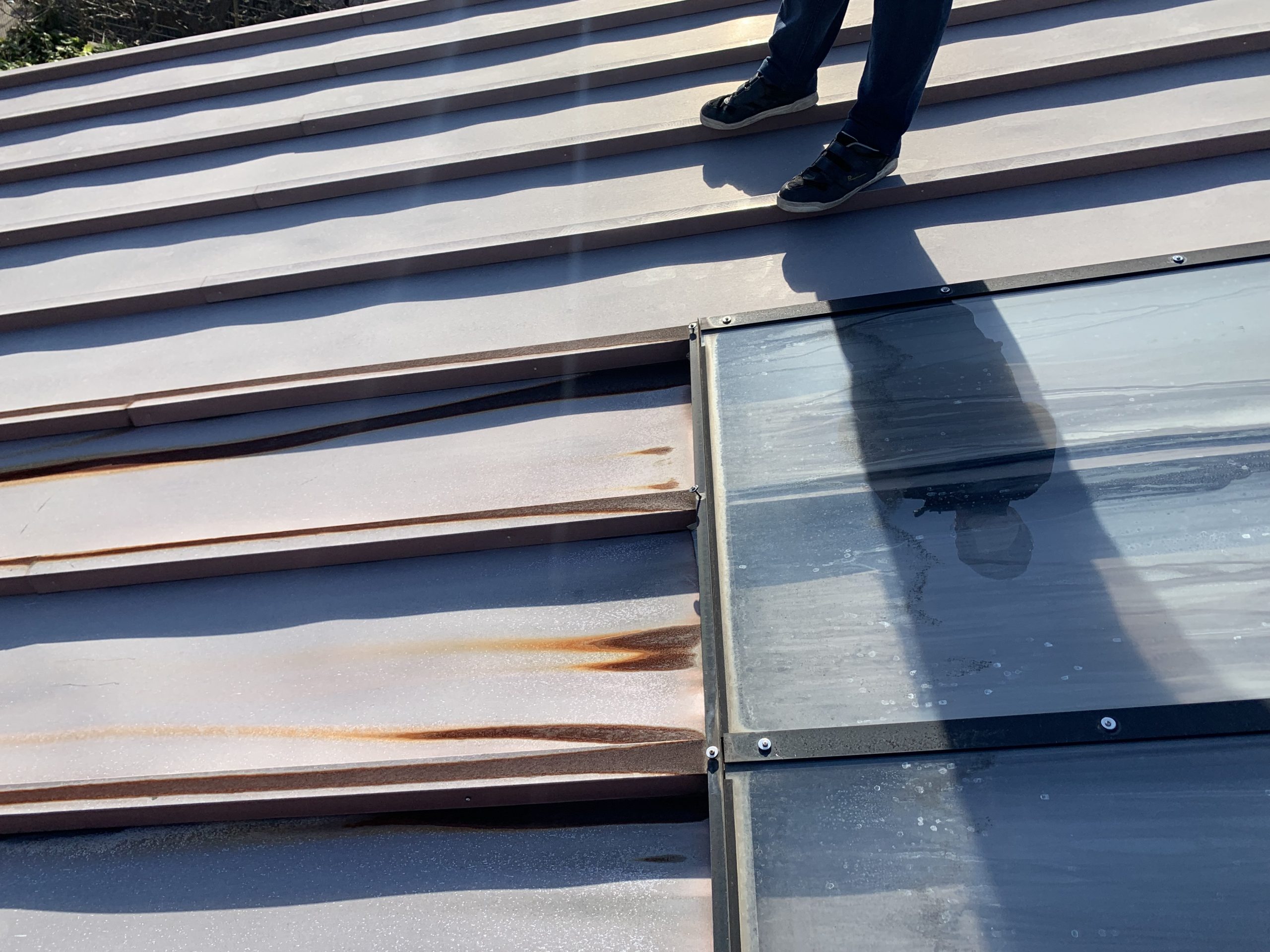 錆びた板金屋根