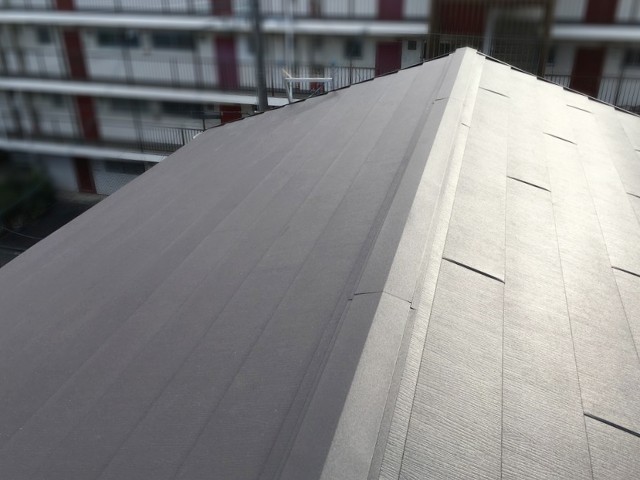 カバー工法でリフォーム後のガルテクト屋根