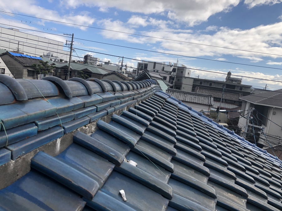 屋根修理工事ビフォー