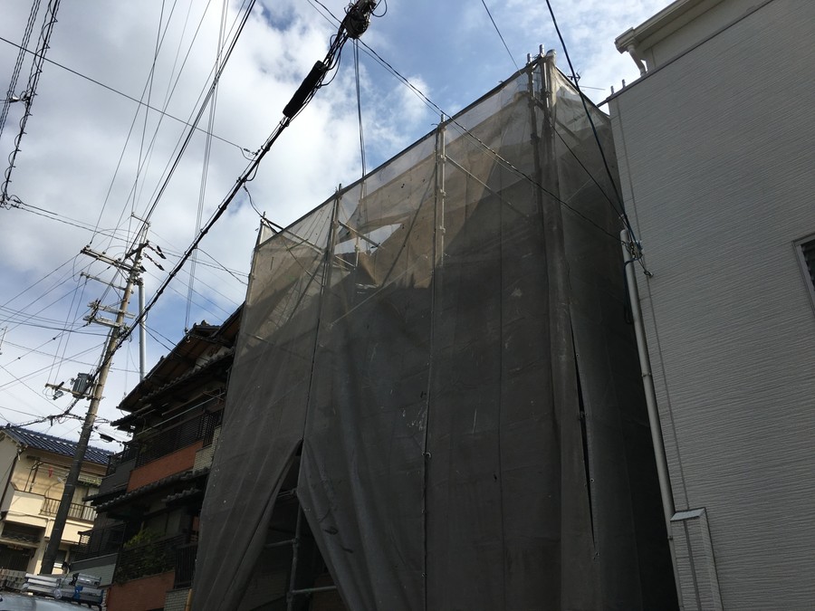 足場架け払い工事