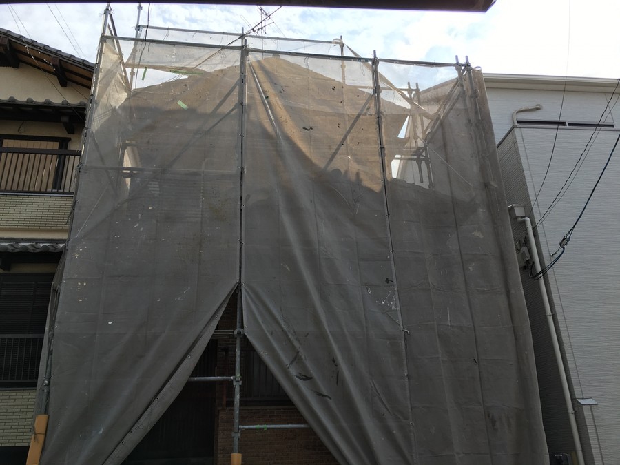 足場架け払い工事