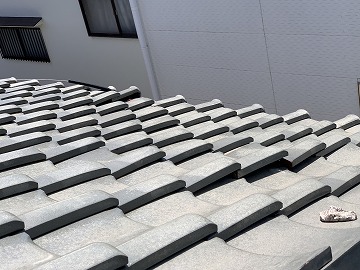 屋根部分葺き替え