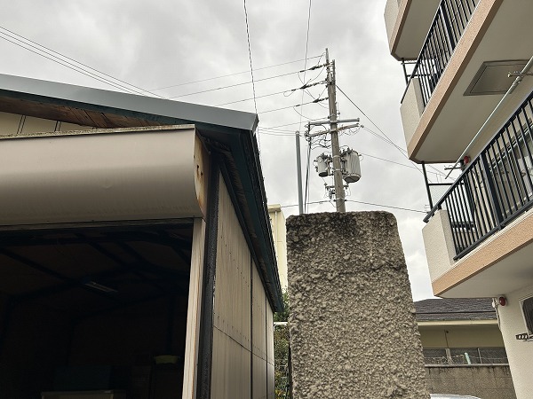 雨樋取り付け前