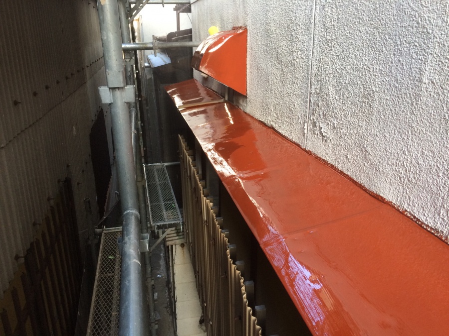 屋根板金サビ止め塗装