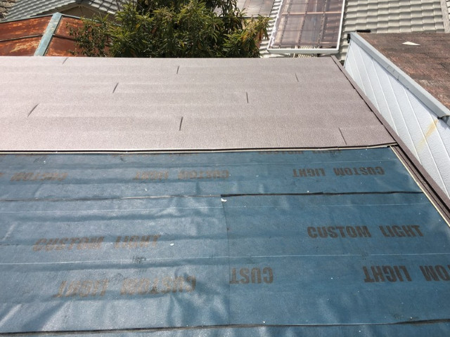 ガルテクトを施工