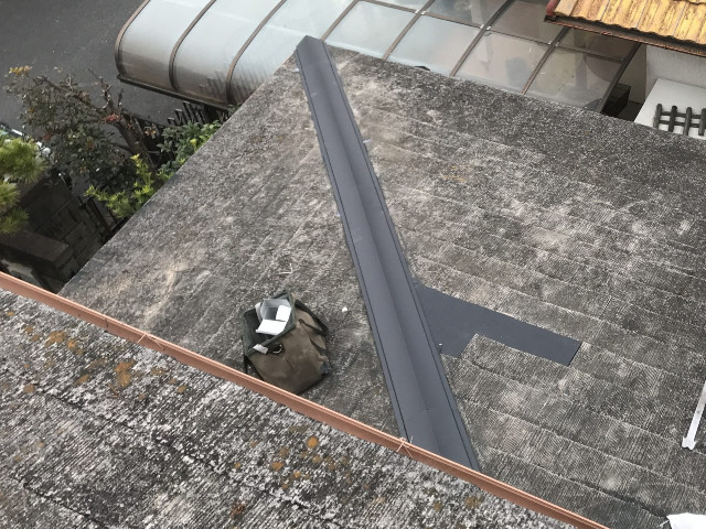 復旧したカラーベスト屋根