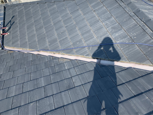 雨漏り箇所の真上屋根