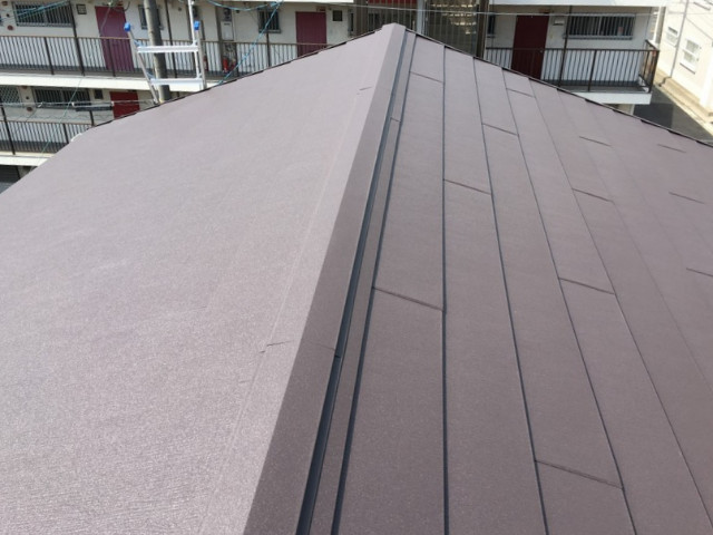 リフォーム後の二重屋根