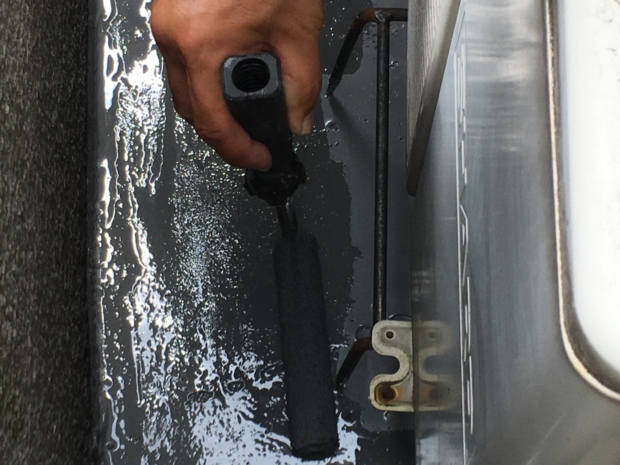 防水工事 ウレタン塗布