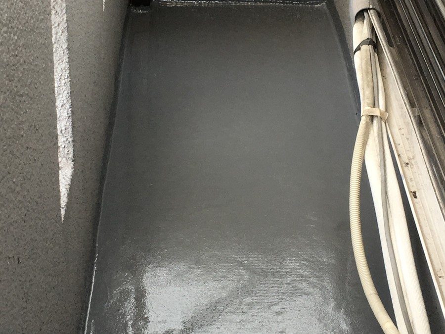 門真市　ベランダ防水工事完成