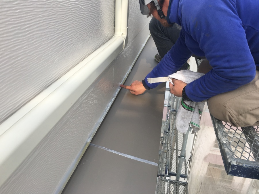 コーキング処理