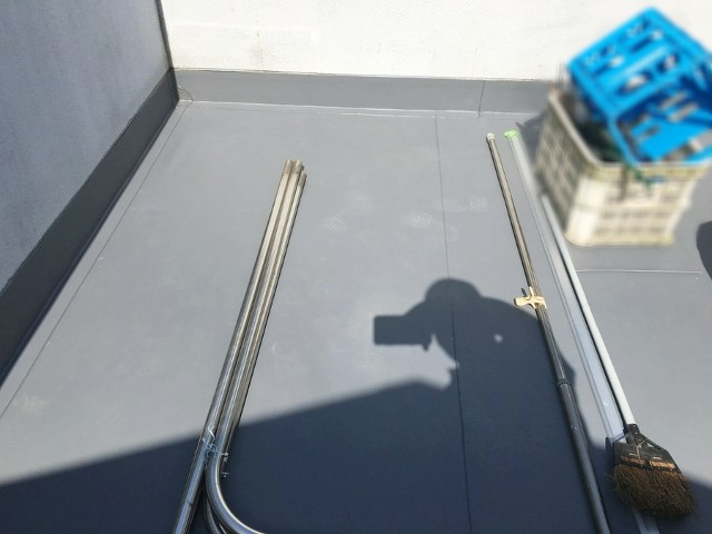 防水工事後のベランダ