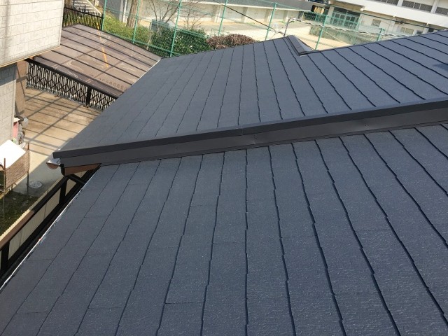 リフォーム後の屋根(コロニアルクァッド)